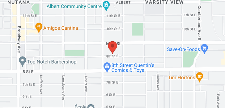 map of 1019 9th ST E
